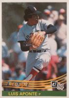 1984 Donruss #371 Luis Aponte Baseball Card