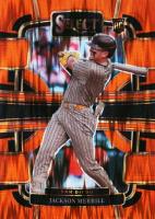2024 Panini Select Concourse #68 Jackson Merrill Orange Flash Baseball Card