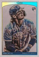 2022 Topps X Lauren Taylor #40 Bobby Witt Jr. Silver Baseball Card