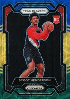 2023 Panini Prizm #141 Scoot Henderson Blue Yellow Green Choice Basketball Card