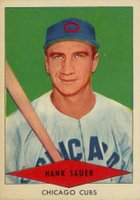 1954 Red Heart Dog Food #26 Hank Sauer Baseball Card