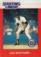 1988 Kenner Starting Lineup # Lou Whitaker Baseball Card