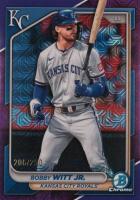 2024 Bowman Chrome Mega Box #1 Bobby Witt Jr. Purple Refractor Baseball Card
