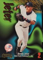 1998 Circa Thunder #2 Derek Jeter Baseball Card
