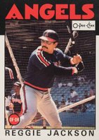 1986 O-Pee-Chee #394 Reggie Jackson Baseball Card