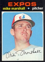 1971 Topps #713 Mike G. Marshall Short Print Baseball Card