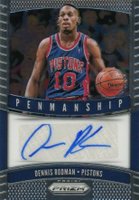 2019 Panini Prizm Penmanship #PMDRM Dennis Rodman Basketball Card