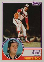 1983 Topps #541 Britt Burns Baseball Card
