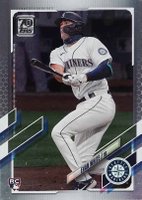 2021 Topps #151 Evan White Rainbow Foil Baseball Card