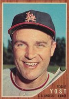 1962 Topps #176p Eddie Yost Portrait Baseball Card