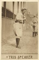 1910 Sepia Postcards # Tris Speaker Baseball Card