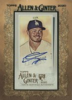 2020 Topps Allen & Ginter Mini Autographs #MAGL Gavin Lux Baseball Card