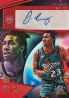 2022 Panini Recon True Potential Signatures #TPSJIV Jaden Ivey Red Basketball Card