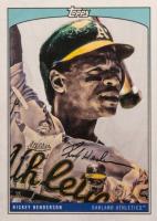 2022 Topps X Lauren Taylor #24 Rickey Henderson Baseball Card