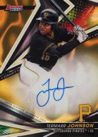 2022 Bowman's Best Best of 2022 Autographs #B22TJ Termarr Johnson Gold Lava Refractor Baseball Card