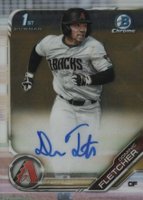 2019 Bowman Draft Chrome Draft Picks Autograph #CDADF Dominic Fletcher Baseball Card
