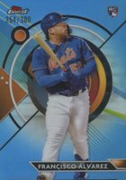 2023 Topps Finest #86 Francisco Alvarez Sky Blue Baseball Card