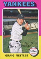 1975 Topps Mini #160 Graig Nettles Baseball Card