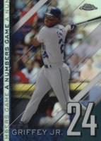 2020 Topps Chrome Update A Numbers Game #NGC10 Ken Griffey Jr. Baseball Card