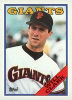 1988 Topps #350 Will Clark Baseball Card