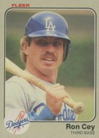 1983 Fleer #204 Ron Cey Baseball Card