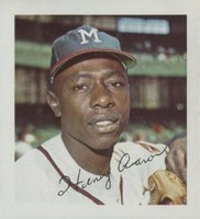 1964 Wheaties Stamps # Hank Aaron Baseball Card