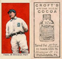 1909 Croft's Cocoa # Doc Casey Baseball Card