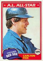 1981 Topps #480 Carlton Fisk Baseball Card