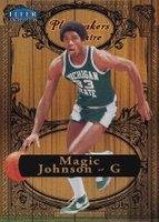 2012 Fleer Retro Playmakers Theater #12 Magic Johnson Basketball Card