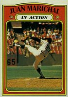 1972 Topps #568 Juan Marichal In Action Baseball Card