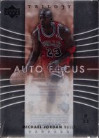 2004 Upper Deck Trilogy Auto Focus  #AF-MJ  Michael Jordan Basketball Card