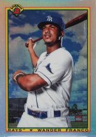 2020 Bowman Chrome 1990 Bowman #90BWF Wander Franco Baseball Card
