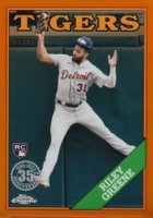 2023 Topps Chrome 1988 Topps Baseball #88BC5 Riley Greene Orange Baseball Card
