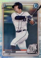 2020 Bowman Draft #BD121 Spencer Torkelson Chrome-Refractor Baseball Card