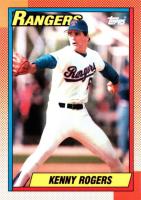 1990 Topps Tiffany #683 Kenny Rogers Baseball Card