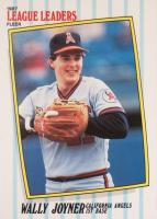 1987 Fleer League Leaders #26 Wally Joyner Baseball Card