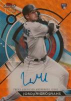 2023 Topps Finest Finest Autographs #JG Jordan Groshans Orange Wave Baseball Card