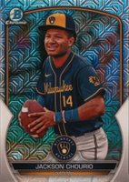 2023 Bowman Mega Box Chrome #76 Jackson Chourio SP Baseball Card