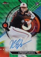 2023 Topps Finest Finest Autographs #KS Kyle Stowers Green Wave Baseball Card