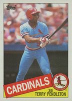 1985 Topps #346 Terry Pendleton Baseball Card