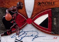 2006 Upper Deck Exquisite Collection Noble Nameplates Autograph #NN-MJ Michael Jordan Basketball Card