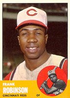 1963 Topps #400 Frank Robinson Baseball Card