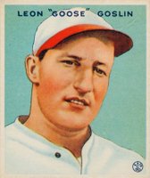 1933 Goudey #110 Goose Goslin Baseball Card