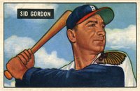 1951 Bowman #19 Sid Gordon Baseball Card