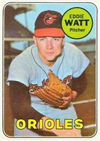 1969 Topps #652 Eddie Watt Baseball Card