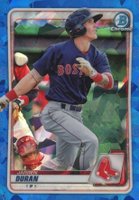 2020 Bowman Draft Chrome Sapphire Edition #BD55 Jarren Duran Baseball Card