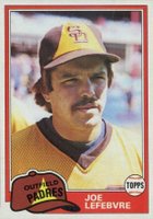 1981 Topps #790 Joe Lefebvre Traded Baseball Card