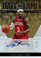 2022 Panini Chronicles Hall of Fame Autographs #HOFAIP Allen Iverson Basketball Card