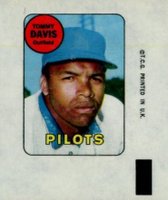 1969 Topps Decals # Tommy Davis Baseball Card