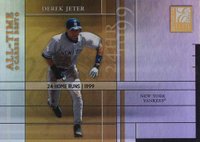 2003 Donruss Elite All-Time Career Best #AT-26 Derek Jeter Gold Baseball Card
